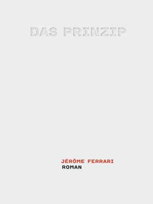 cover image of Das Prinzip